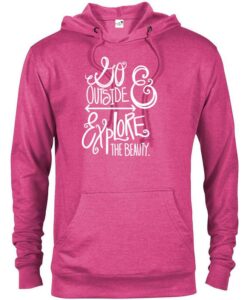 Go Outside and Explore the Beauty National Park Adventure Unisex Hoodie