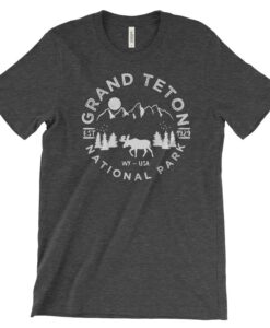 Grand Teton National Park Adventure Tshirt