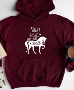 Just A Girl Who Loves Horses Hoodie