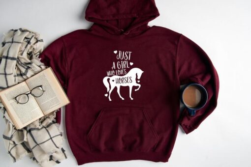 Just A Girl Who Loves Horses Hoodie