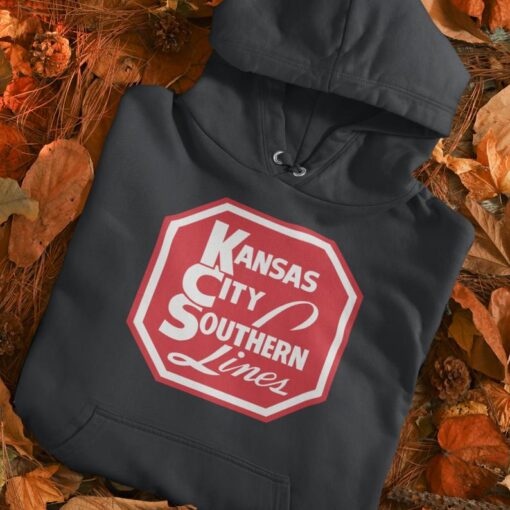 Kansas City Southern Railway [KCS] Logo Unisex Pullover Hoodie