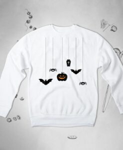 Kawaii Pumpkin Funny Fall Unisex Crewneck sweatshirt