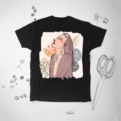 Lady Artsy Modern Trendy Design Unisex shirt