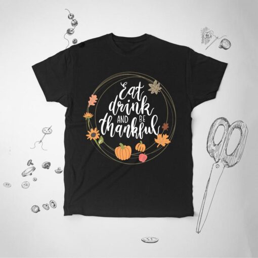 Lady Autumn Fall Thankful Cute Unisex shirt