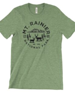 Mount Rainier National Park Adventure Tshirt