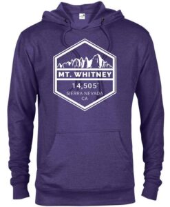 Mt. Whitney Sierra Nevada Adventure Unisex Hoodie