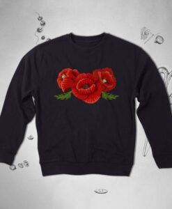 Nature Plants Poppy Garden Unisex Crewneck sweatshirt