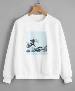 Orient wave art Sweatshirt