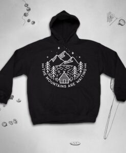 Outdoors Camping Lake Graphic hoodie