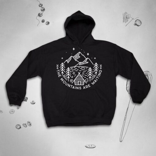 Outdoors Camping Lake Graphic hoodie