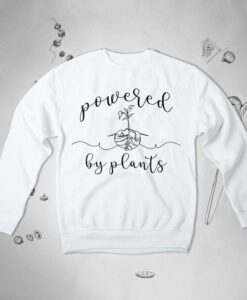 Powered by Plants for Ladies Unisex Crewneck sweatshirt