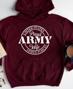 Proud Army Wife Hoodie