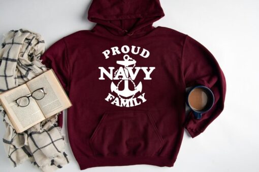 Proud Navy Family Hoodie