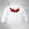 Red Flowers sweatshirt