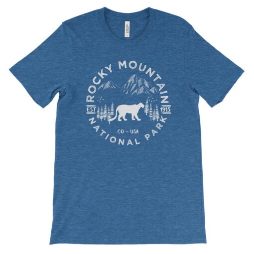 Rocky Mountain National Park Adventure Tshirt