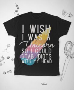 Sarcastic Unicorn tee shirt