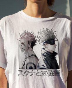 Satoru Gojo Vs Sukuna Yuji Itadori T-shirt