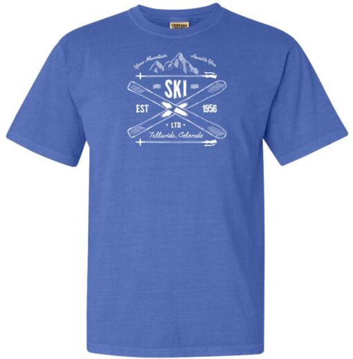 Ski Telluride Adventure Comfort Colors T Shirt