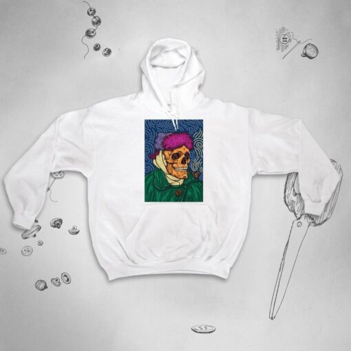 Skull Tumblr Graphic Hoodie