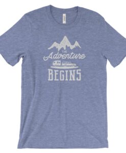 The Adventure Begins T Shirt