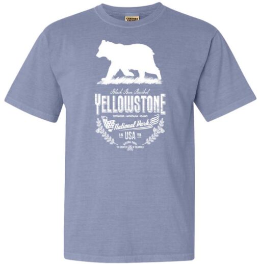 Yellowstone National Park Bear Comfort Colors T-Shirt