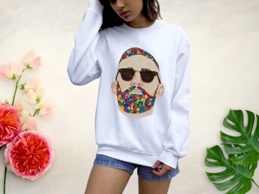 colored Hipster Loose Sweatshirt