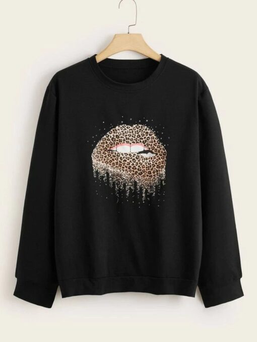 leopard Lips Sweatshirt