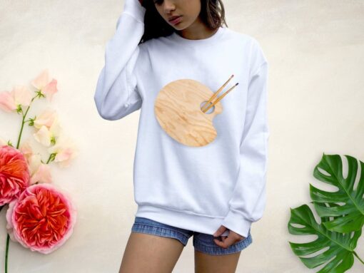 painter palette Loose Sweatshirt