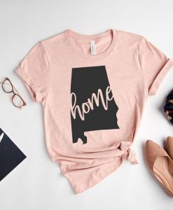 Alabama State Map Shirt