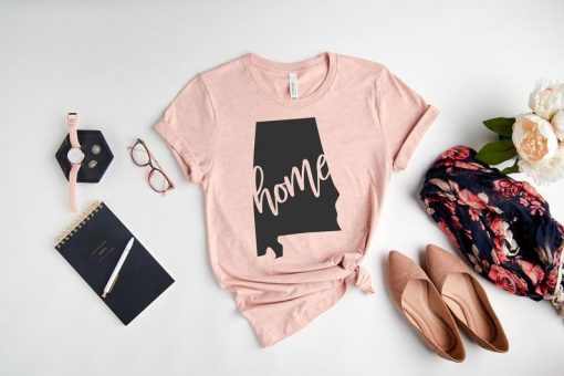 Alabama State Map Shirt