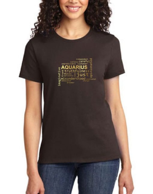 Aquarius zodiac t shirt