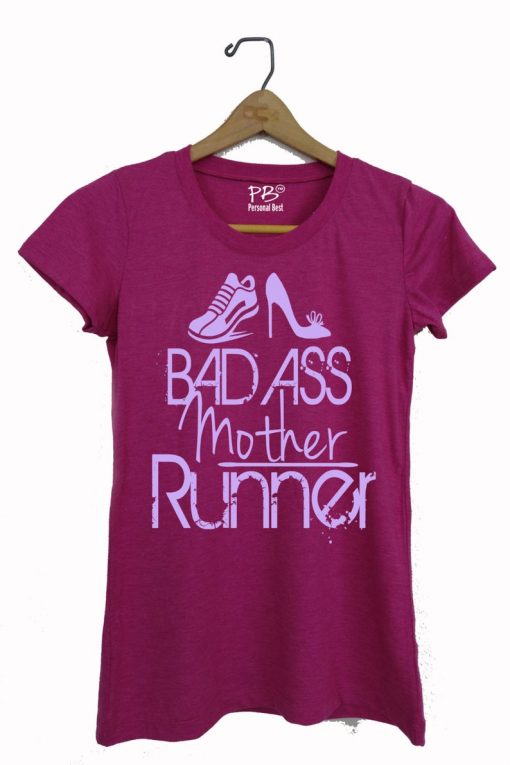 Bad ass mother runner T Shirt