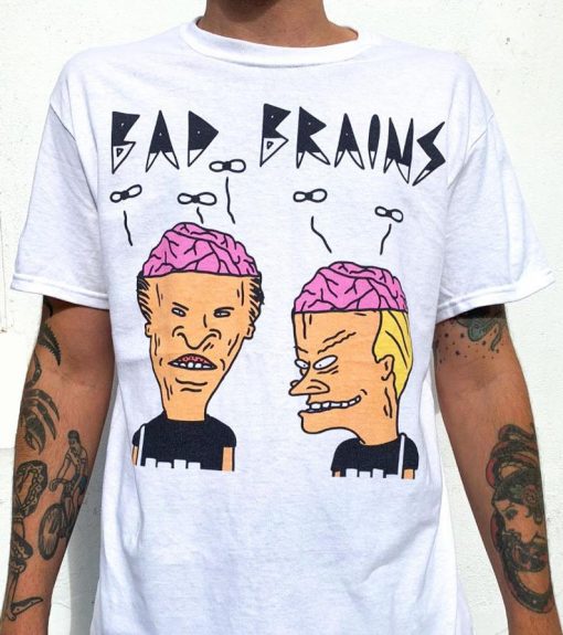 Beavis and butthead bad brains punk shirt