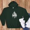 Embroidered Pine Tree Hoodie