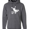 Funny Donkey Horse Kick Birthday Gift Hoodie