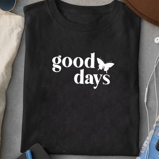 Good days butterfly t-shirt