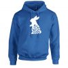 Happy Easter Cute Bunny Gift With Flowers Hoodie