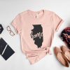 Illinois State Map Shirt