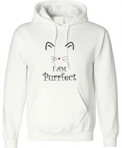 I'm Purrfect Funny Cat Hoodie