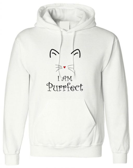 I'm Purrfect Funny Cat Hoodie