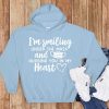 I'm Smiling Under the Mask and Hugging You in My Heart Hoodie