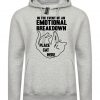 In case of Emotional Breakdown Place Cat Here Funny Cat Lovers Hoodie