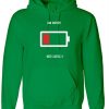 Low Battery Need Coffee Funny Hoodie