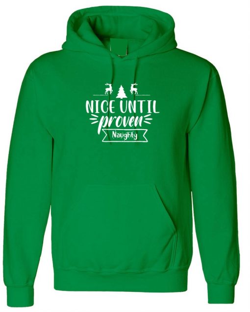 Nice Until Proven Naughty Hoodie