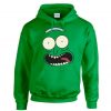 PICKLE RICK FACE Morty Funny Adult Swim Schwifty Hoodie