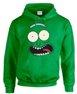 PICKLE RICK FACE Morty Funny Adult Swim Schwifty Hoodie