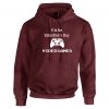 V for Video Games Funny Hoodie