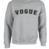 VOGUE Grey Sweatshirt