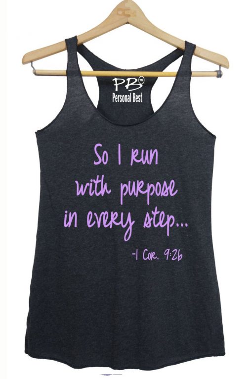 so i run with purpose Tank Top