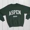 Aspen Colorado USA College Classic Crewneck Sweatshirt